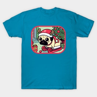 Christmas Pug T-Shirt